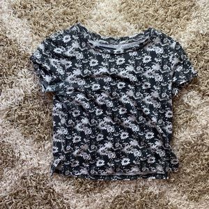American Eagle Floral Crop Top